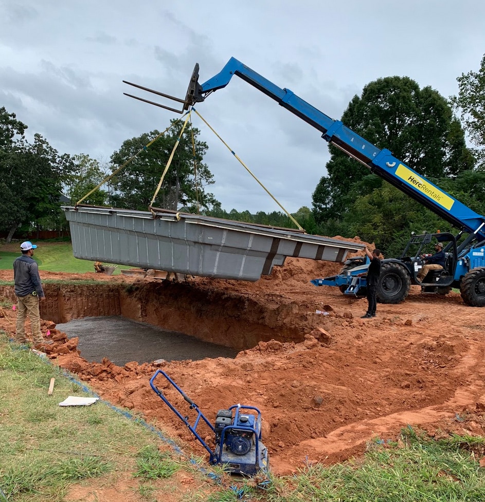 custom fiberglass pools cary nc