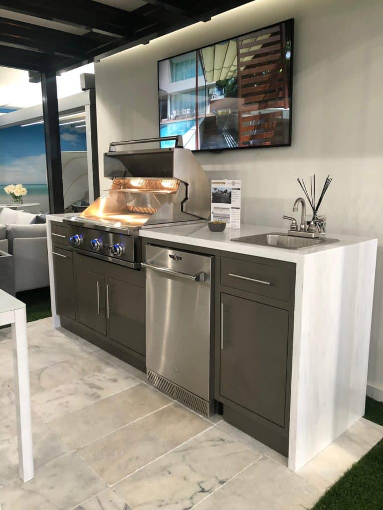 example of outdoor kitchen for sale in Raleigh